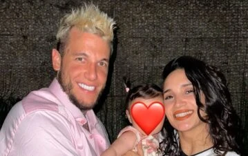 Melody Luz y Alex Caniggia mostraron cómo está su hija Venezia de 1 año