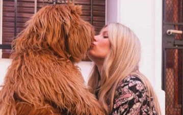 El mal momento que vivió Laurita Fernández con su perra Miel