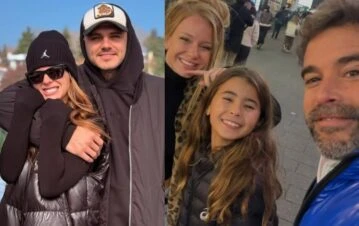 Nicolás Cabré mostró cómo cuida a su hija Rufina en Tokio mientras la China sigue instalada con Icardi en Turquía