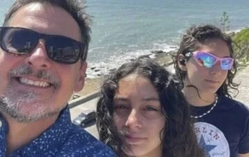 Sergio Veron, de Cuestion de Peso, compartió las tiernas postales de sus vacaciones en familia: “Las amo”