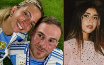 La foto de Alexis Mac Allister mostrando la pancita de Ailén Cova tras anunciar su embarazo