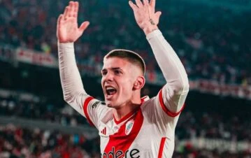 ¿Se va Mastantuono? Cuál es el club español que viene por todo con la estrella de River