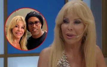 Graciela Alfano mandó al frente a Ronaldinho tras su foto íntima en la ducha