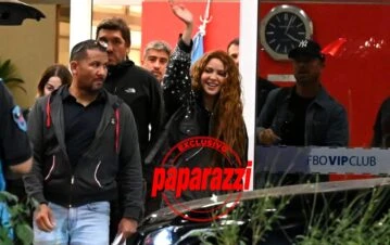 ¡Exclusivo! Las fotos de la llegada de Shakira a Argentina tras cancelar sus shows en Chile