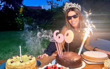 Las íntimas fotos del cumpleaños 60 de Catherine Fulop rodeada de familia y amigas