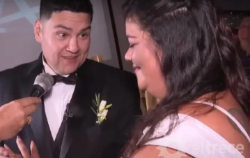 Cómo fue la fiesta de casamiento de Luisito de Cuestión de Peso