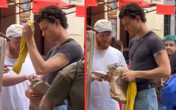Shawn Mendes llegó a la Argentina y se viralizó un video comprando en San Telmo