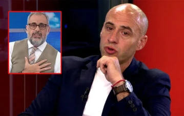 Cuál fue el gesteo que tuvo Esteban Trebucq para terminar su pelea con Jorge Rial