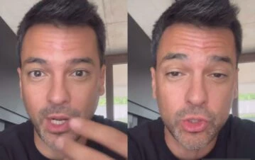 "Me quemé todo": el accidente doméstico que tuvo el Chino Leunis en el medio de la frente