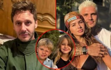 Cómo fue el encuentro íntimo de Benjamín Vicuña con Mauro Icardi por sus hijos con la China Suárez