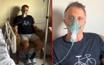 Internaron de urgencia Sergio Lapegüe por un problema respiratorio: "Tengo una…"