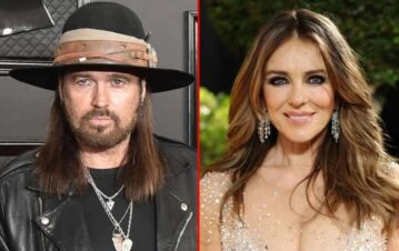 El inesperado romance del papá de Miley Cyrus con la ex de Hugh Grant que dejó a todos en shock