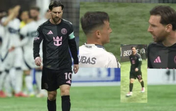 El peor momento de Lionel Messi en Miami: derrota, enojo y pelea con un jugador argentino