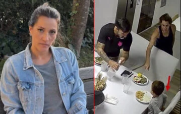 Mica Viciconte mostró la cámara de seguridad de su casa: qué le hizo su hijo Luca