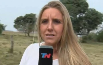 El violento momento que vivió Paula Bernini en medio de un móvil para TN