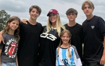 Wanda Nara respondió con todo a las críticas por viajar a Europa sin sus cinco hijos