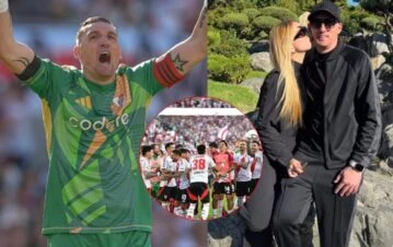 El festejo “japonés” de Franco Armani y su familia tras ganar con River el Superclásico