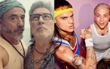 Las desopilantes fotos de Pachu Peña y Pablo Granados, “igualitos” a Ca7riel y Paco Amoroso
