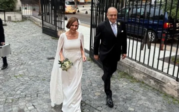 Las fotos de la boda íntima de Silvina Chediek