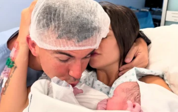 La primera foto del bebé recién nacido de Sol Pérez