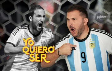 ¡Exclusivo! Diego Brancatelli se puso en la piel del Pipita Higuaín: “Me comparo con él y digo "¡Qué bien estoy, cómo me mantengo!"”