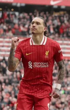 EL DELANTERO URUGUAYO DARWIN NUÑEZ, FIGURA Y CAMPEON DE LA PREMIER LEAGUE INGLESA CON EL LIVERPOOL, ES PRETENDIDO POR RIVER PARA EL MUNDIAL DE CLUBES.