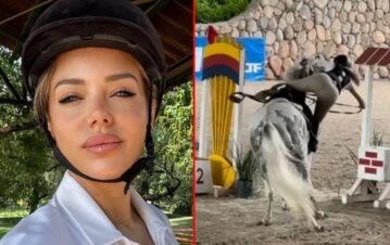 El video del brutal accidente de Evangelina Anderson sufrió en México montando a caballo
