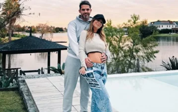 Qué nombre eligieron Fernando Gago y su pareja para su bebé a los 6 meses de embarazo