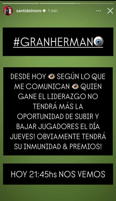 FEFE BONGIORNO ANUNCIO CAMBIOS CENTRALES EN GRAN HERMANO.