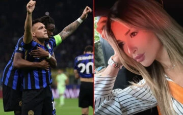 La esposa de Lautaro Martínez mostró el festejo romántico tras el histórico triunfo del Inter