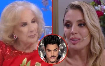 El reproche de Mirtha Legrand a Virginia Gallardo por su romance con Ricardo Fort