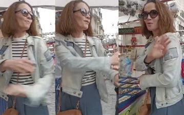 Natalia Oreiro protagonizó un incidente en la feria de San Telmo con una fanática de Mollo: qué orden le dio a su marido