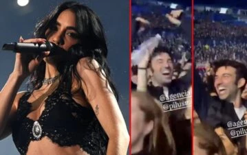 El video del novio de Lali Espósito bailando en su recital en Vélez que se hizo viral