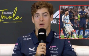 La picante chicana de Franco Colapinto contra Francia a horas de debutar en la F-1