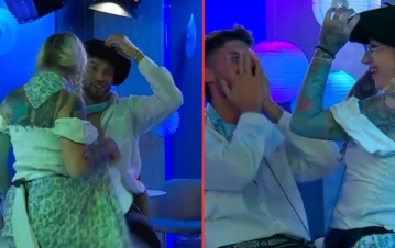 El jugado video de La Tana tocando a Tato en la fiesta de Gran Hermano