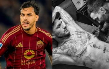Leandro Paredes mostró sus impactantes nuevos tatuajes: qué se hizo y qué significan
