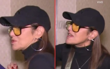 ¡A los gritos! La crisis de nervios de María Fernanda Callejón contra los movileros: "Son unos imbéciles y…"