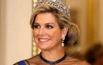 La Reina Máxima “recicló” por tercera vez un vestido de gala que lució hace 15 años