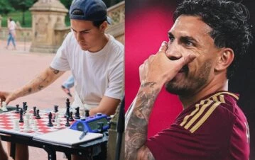 ¡Crack! Paulo Dybala deslumbró al ganar una partida de ajedrez en Nueva York