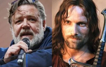 Russell Crowe confesó por qué rechazó 100 millones de dólares para ser "Aragorn" en El Señor de los Anillos