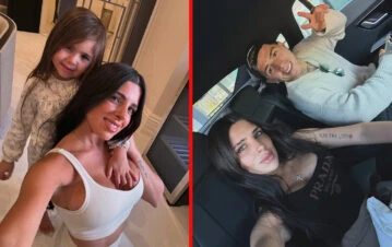 El placentero viaje que Valentina Cervantes hizo con sus hijos (y sin Enzo Fernández)