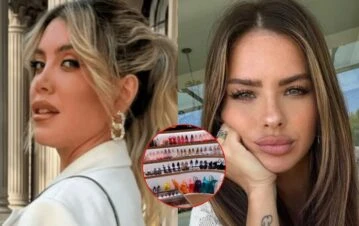 Wanda Nara reveló qué hizo para que la China Suárez no se acerque a sus vestidores en Milán y Turquía