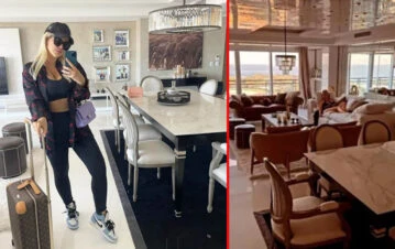 Wanda Nara mostró cómo es el cuarto que armó para tener la mejor vista de la cancha de River