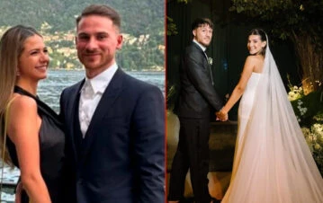 El hermano de Alexis Mac Allister se casó y anunció que será padre con un increíble video