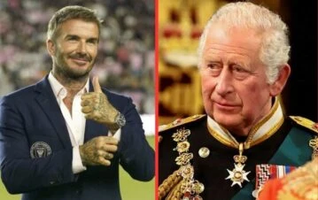 La foto que confirma todo:  David Beckham y el Rey Carlos protagonizaron un momento que hizo historia