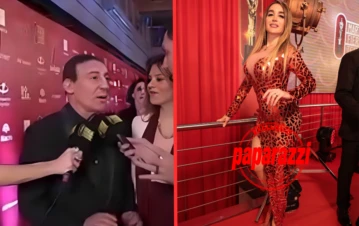 Cómo fue el tenso reencuentro entre Fátima Florez y su ex marido en los Martín Fierro de Teatro