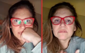 Los mensajes de Fernanda Iglesias que generaron preocupación en su familia