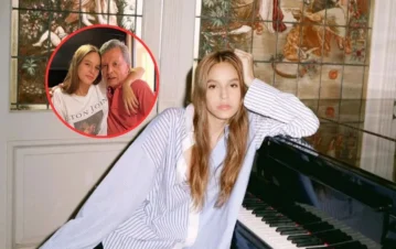 India Ortega mostró cómo es el lazo de sangre que tiene con Palito Ortega, su abuelo