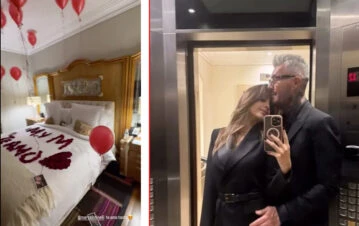 A lo Mauro Icardi: Marcelo Tinelli le preparó una sorpresa romántica a Milett Figueroa por su cumpleaños