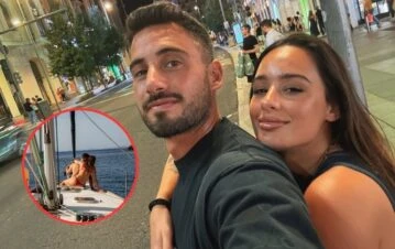 Las fotos de las lujosas vacaciones de Nico Occhiato y Flor Jazmín Peña en Ibiza